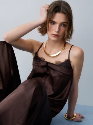Liu Jo Rigid Necklace With Logo