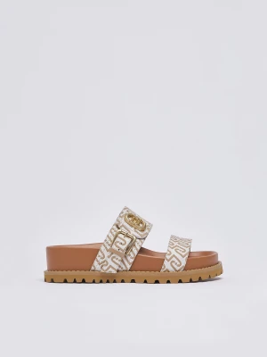 Liu Jo Sandals With All-over Monogram LIUJO