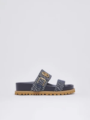 Liu Jo Sandals With All-over Monogram LIUJO
