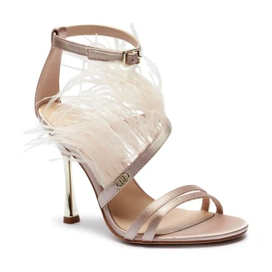 Liu Jo Sandały na szpilce MIRIAM 17 | z dodatkiem skóry