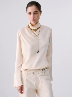 Liu Jo Satin Blouse Cream
