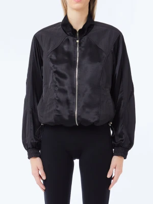 Liu Jo Satin Bomber Jacket czarny