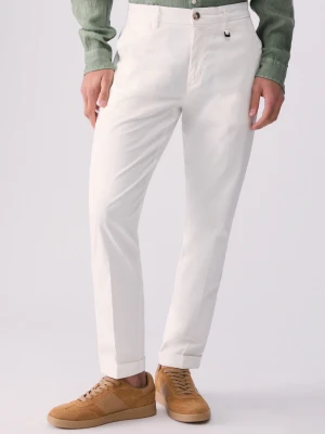 Liu Jo Satin Chinos biały