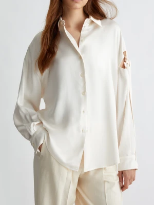 Liu Jo Satin Shirt With Bow LIUJO