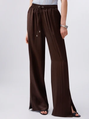 Liu Jo Satin Trousers With Slits LIUJO