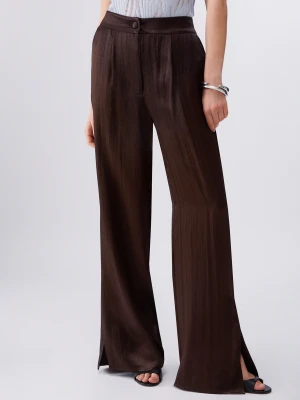 Liu Jo Satin Trousers With Slits LIUJO