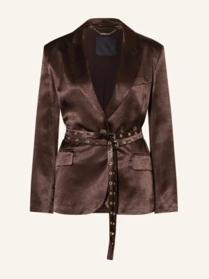 Liu Jo Satyna Marynarka braun