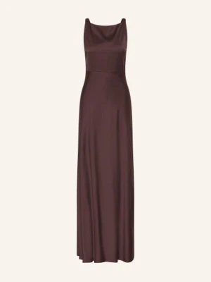 Liu Jo Satynowa Sukienka braun