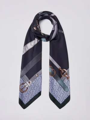 Liu Jo Scarf Large With Print Light Blue