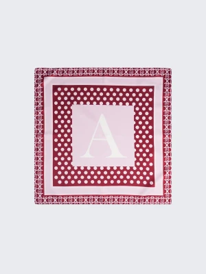 Liu Jo Scarf With A-letter Motif czerwony