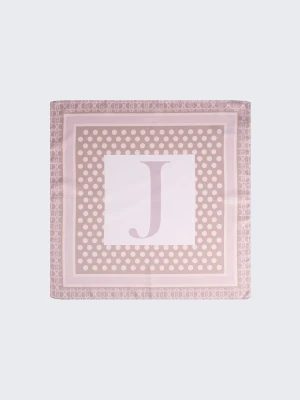 Liu Jo Scarf With J-letter Motif beżowy