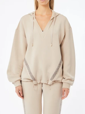 Liu Jo Scuba Hoodie Champagne