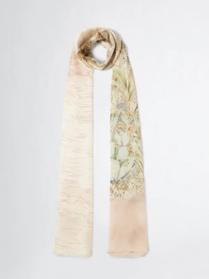 Liu Jo Shawl With Print Jungle Green