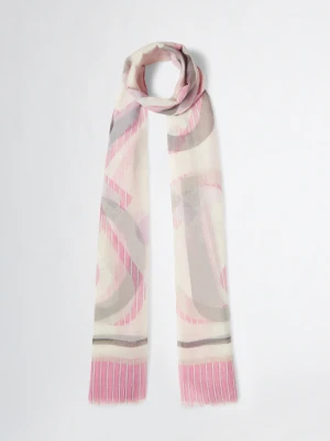 Liu Jo Shawl With Print różowy