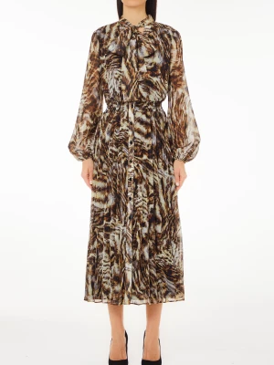 Liu Jo Shirt Dress With Animal Print LIUJO