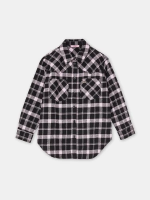 Liu Jo Shirt In Cotton Checked Pink Check