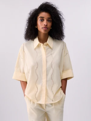 Liu Jo Shirt With Bejewelled Appliqués LIUJO