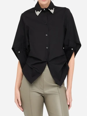 Liu Jo Shirt With Jewel Applications czarny