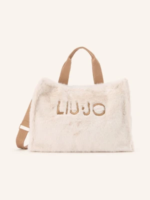 Liu Jo Shopperka Ze Sztucznego Futra beige