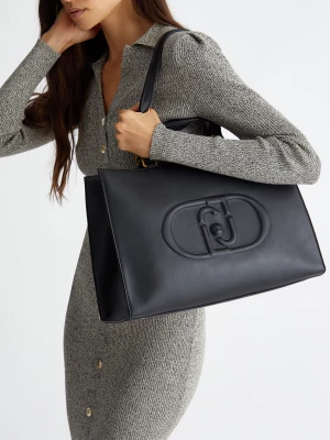 Liu Jo Shopping Tote With Monogram Logo LIUJO