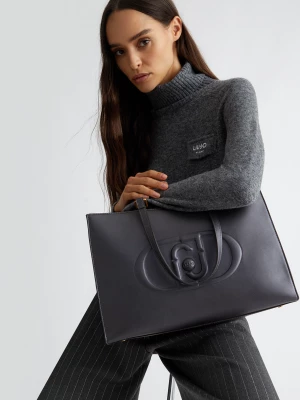 Liu Jo Shopping Tote With Monogram Logo LIUJO