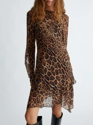 Liu Jo Short Animal-print Tulle Dress LIUJO