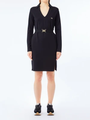 Liu Jo Short Dress With Belt czarny
