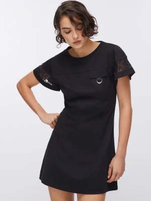 Liu Jo Short Dress With Lace Details