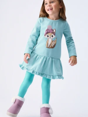 Liu Jo Short Fleece Dress Mint