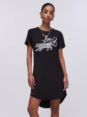 Liu Jo Short Jersey Dress czarny