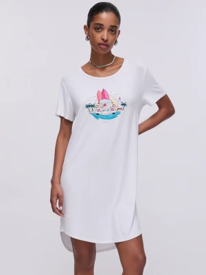 Liu Jo Short Jersey Dress biały
