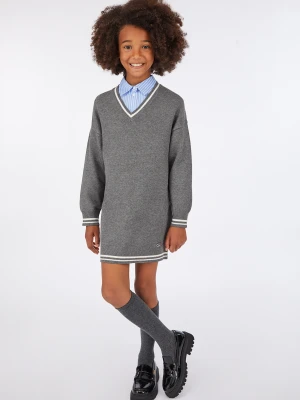 Liu Jo Short Knit Dress Dark Grey