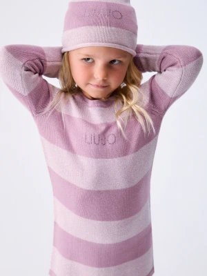 Liu Jo Short Knit Dress różowy