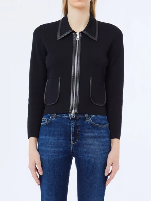 Liu Jo Short Knit Jacket czarny