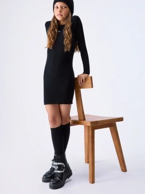 Liu Jo Short Knitted Dress czarny