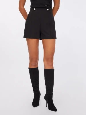 Liu Jo Shorts With Pearls czarny