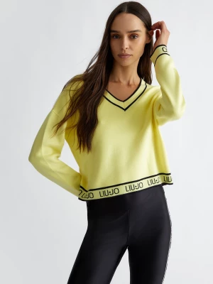 Liu Jo Silk-blend Sweater With Logo LIUJO