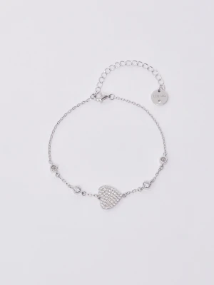 Liu Jo Silver Bracelet With Sparkle