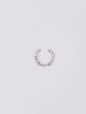 Liu Jo Silver Ear-cuff With Rhinestones LIUJO