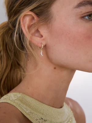 Liu Jo Silver Earrings With Charms Gold Colour