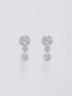 Liu Jo Silver Earrings With Gems