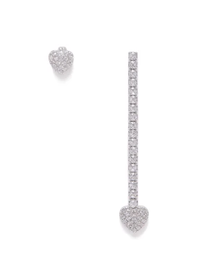 Liu Jo Silver Earrings With Sparkle