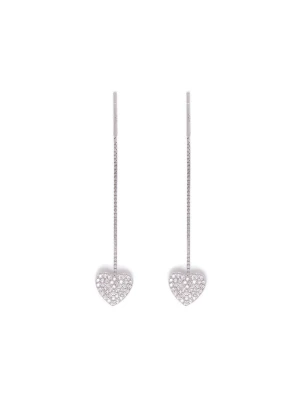 Liu Jo Silver Earrings With Sparkle