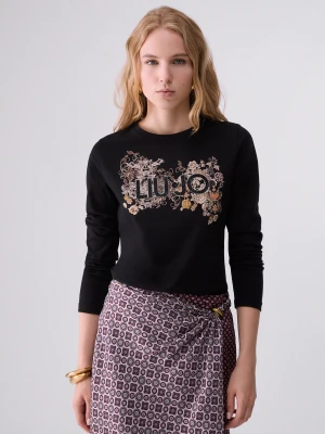 Liu Jo Skinny T-shirt Fit With Logo czarny