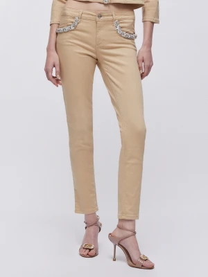 Liu Jo Skinny Jeans With Bejewelled Appliqués
