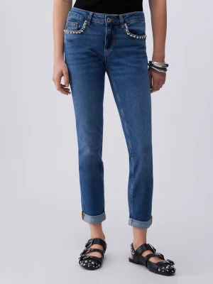 Liu Jo Skinny Jeans With Bejewelled Embellishment LIUJO