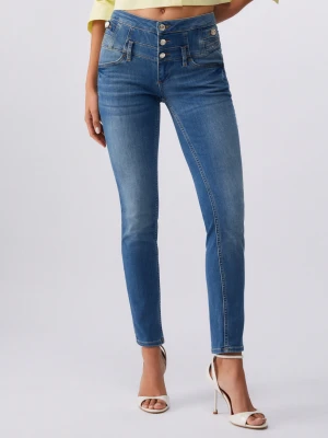 Liu Jo Skinny Jeans With Rhinestones LIUJO