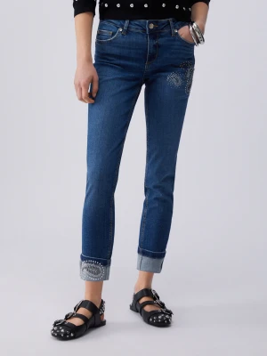 Liu Jo Skinny Jeans With Rhinestones