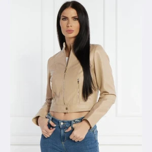 Liu Jo Skórzana kurtka | Cropped Fit