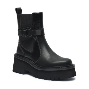 Liu Jo Skórzane botki na platformie FLAIR 16